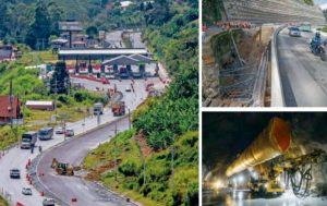 El departamento estará en construcción este año. Además de esperar la operación de otras cuatro vías 4G, entre ellas la doble calzada Medellín-Santa Fe de Antioquia (imagen izquierda), y de lograr el cale del Túnel del Toyo en la vía a Urabá, habrá inversiones en vías terciarias, servicios y movilidad. FOTOS EL COLOMBIANO