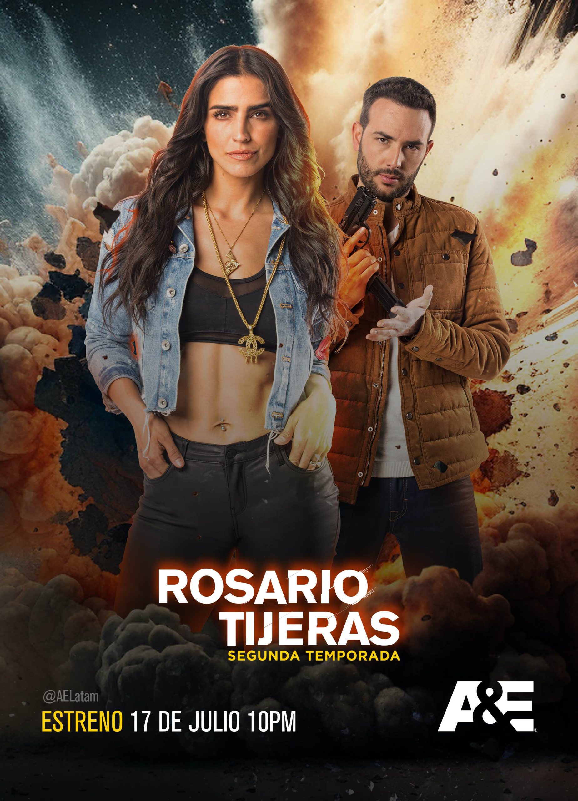 A E ESTRENA LA SEGUNDA TEMPORADA DE LA NARCO SERIE ROSARIO TIJERAS 